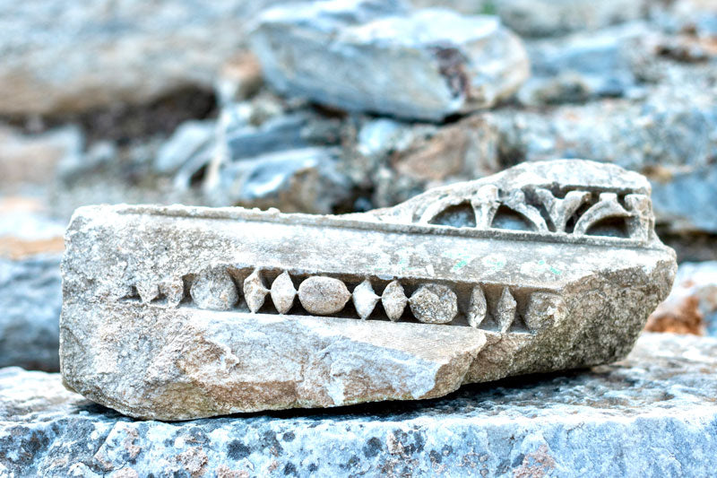 Sculpted Stone Decor Set