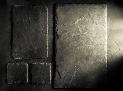 Sculpted Stone Decor Set